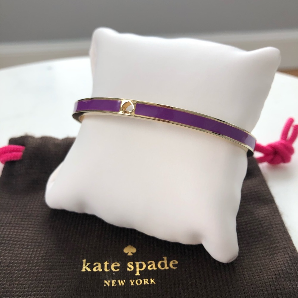 kate spade new york Hole Punch Purple Bangle